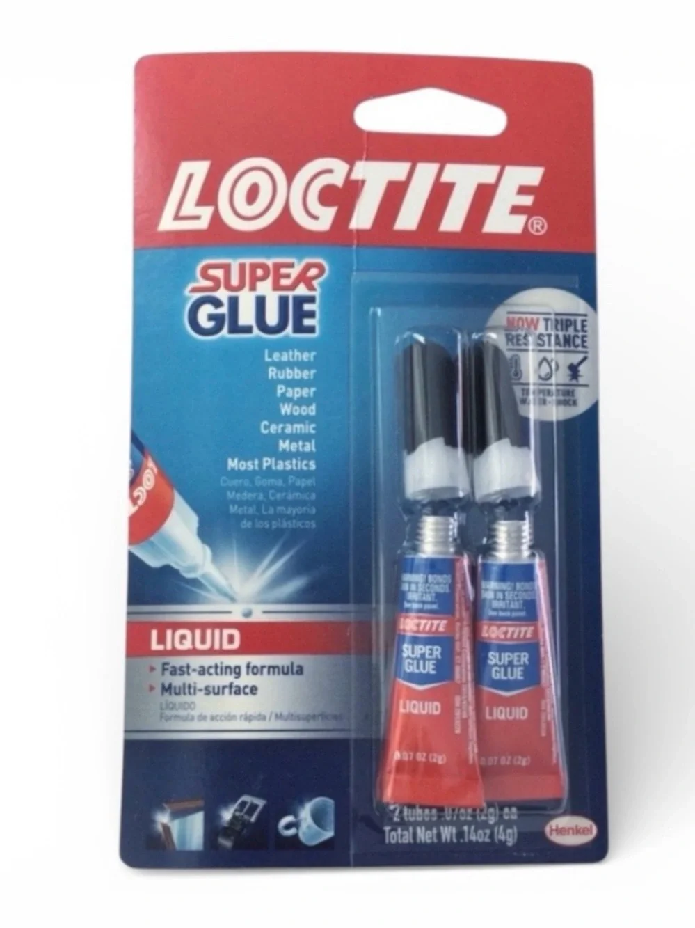 Free w/ Purchase - LOCTITE Super Glue Liquid – 2 Pack, Clear, 2g Tubes – NWT
